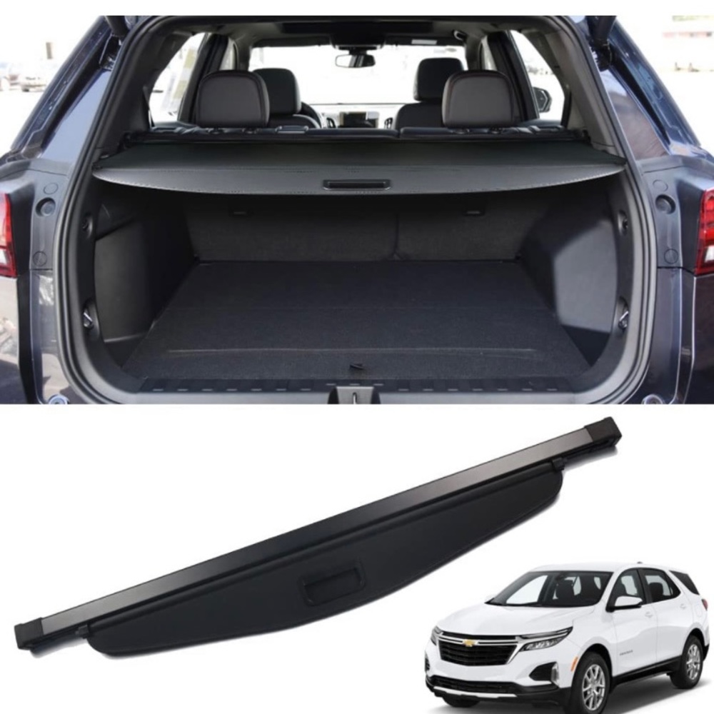 Black Retractable Cargo (Trunk) Cover (Security Shield) Shade for Chevrolet